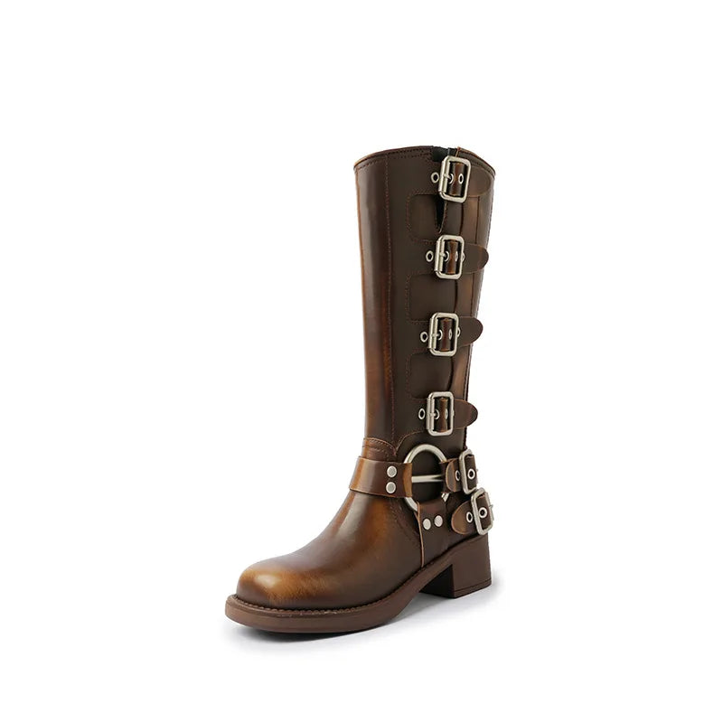 Heidi-Mode | Robuste orthopädische Kampfstiefel für Damen