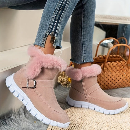 Heidi-Mode | Plüsch Winter Schneestiefel für Damen – Stilvoll & Bequem