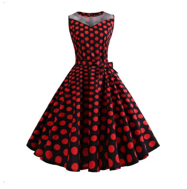Heidi-Mode | Pop Trends Punkt Druck Kleid