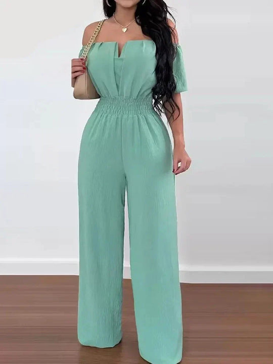 Heidi - Einteiliger Off-the-Shoulder-Jumpsuit