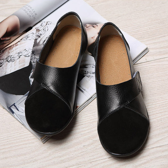 Heidi-Mode | Flache Schuhe Mit Klettverschluss