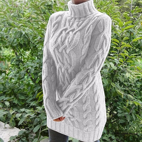 Heidi-Mode | Zopfmuster Rollkragenpullover