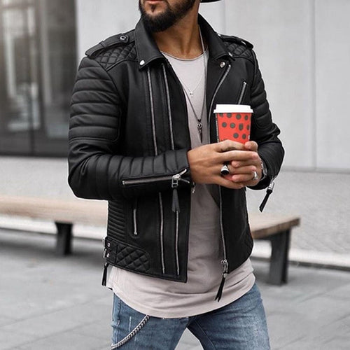 Stylische Lederjacke für Herren