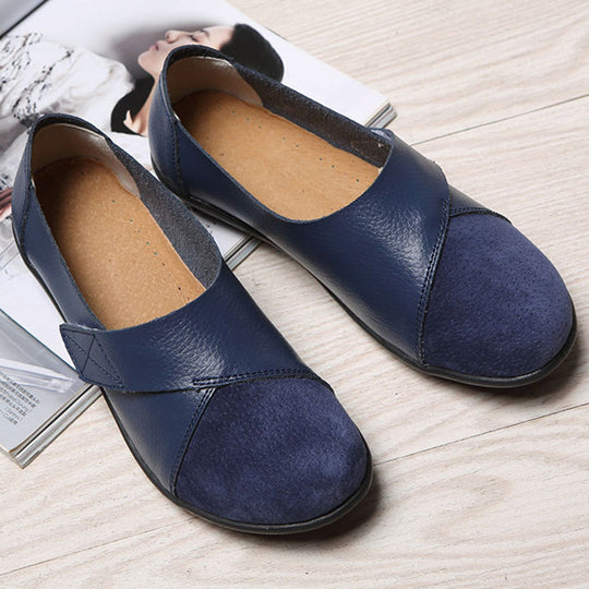 Heidi-Mode | Flache Schuhe Mit Klettverschluss