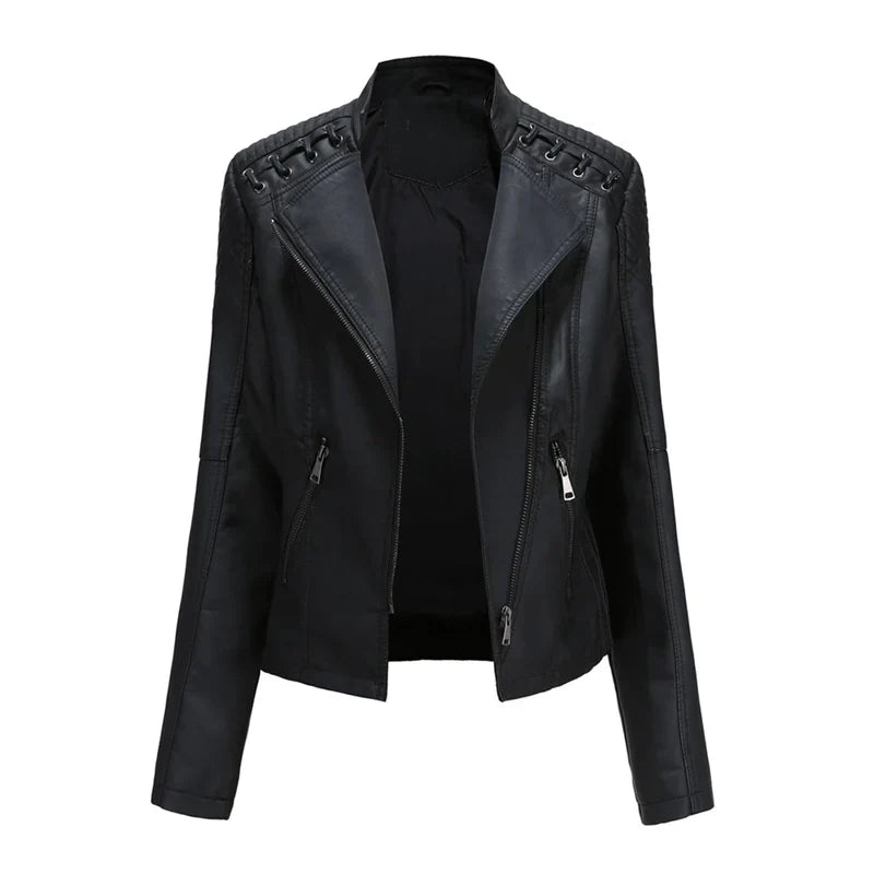 Heidi-Mode - Kunstlederjacke