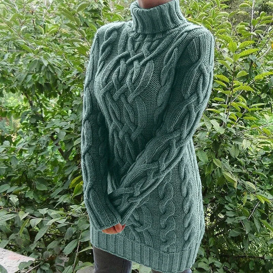 Heidi-Mode | Zopfmuster Rollkragenpullover