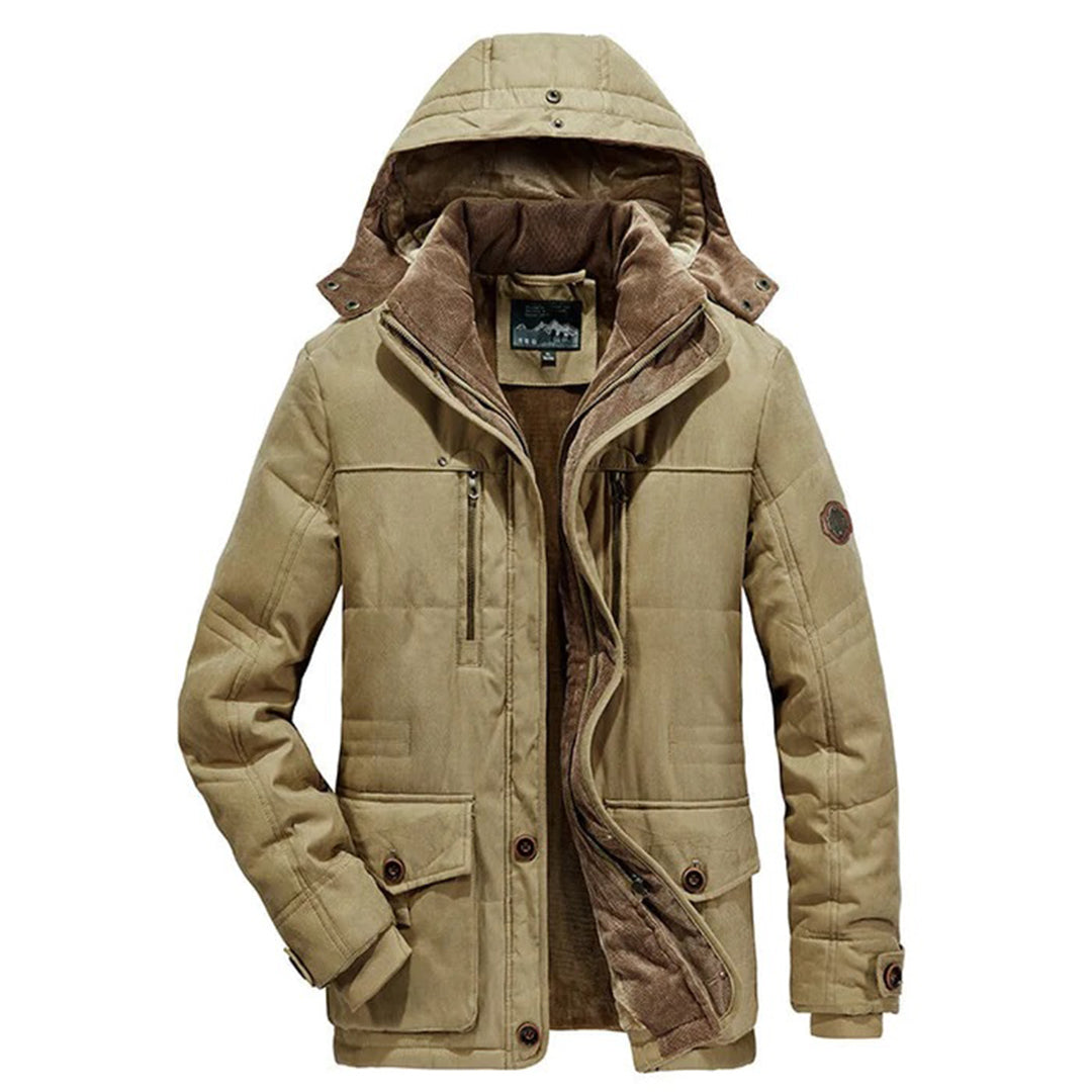 Heidi-Mode | Herren Winterjacke – Parka-Stil mit Kapuze
