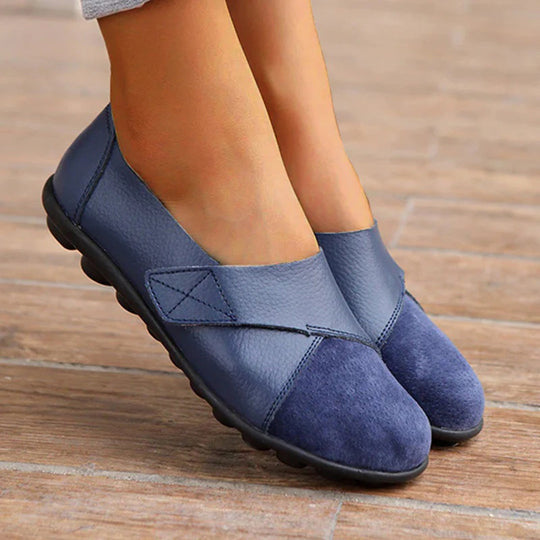 Heidi-Mode | Flache Schuhe Mit Klettverschluss