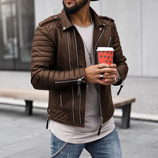 Stylische Lederjacke für Herren