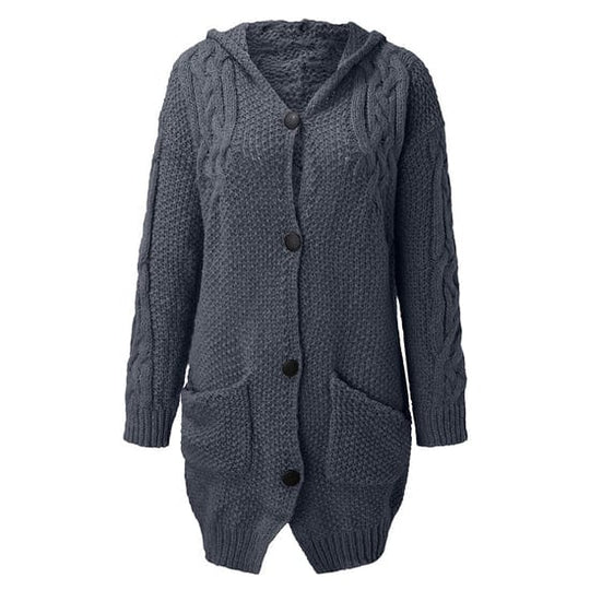 Heidi-Mode | Kapuzenmantel Lässig Moderner Stil Ideal für den Winter