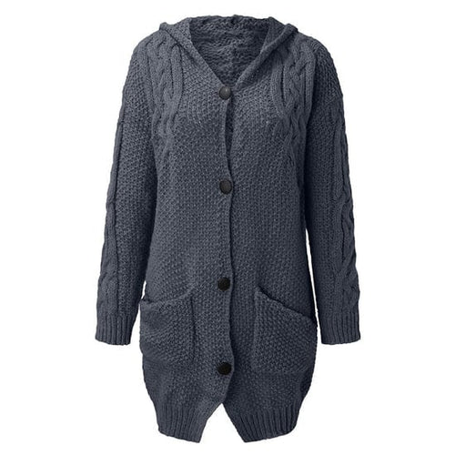 Heidi-Mode | Kapuzenmantel Lässig Moderner Stil Ideal für den Winter