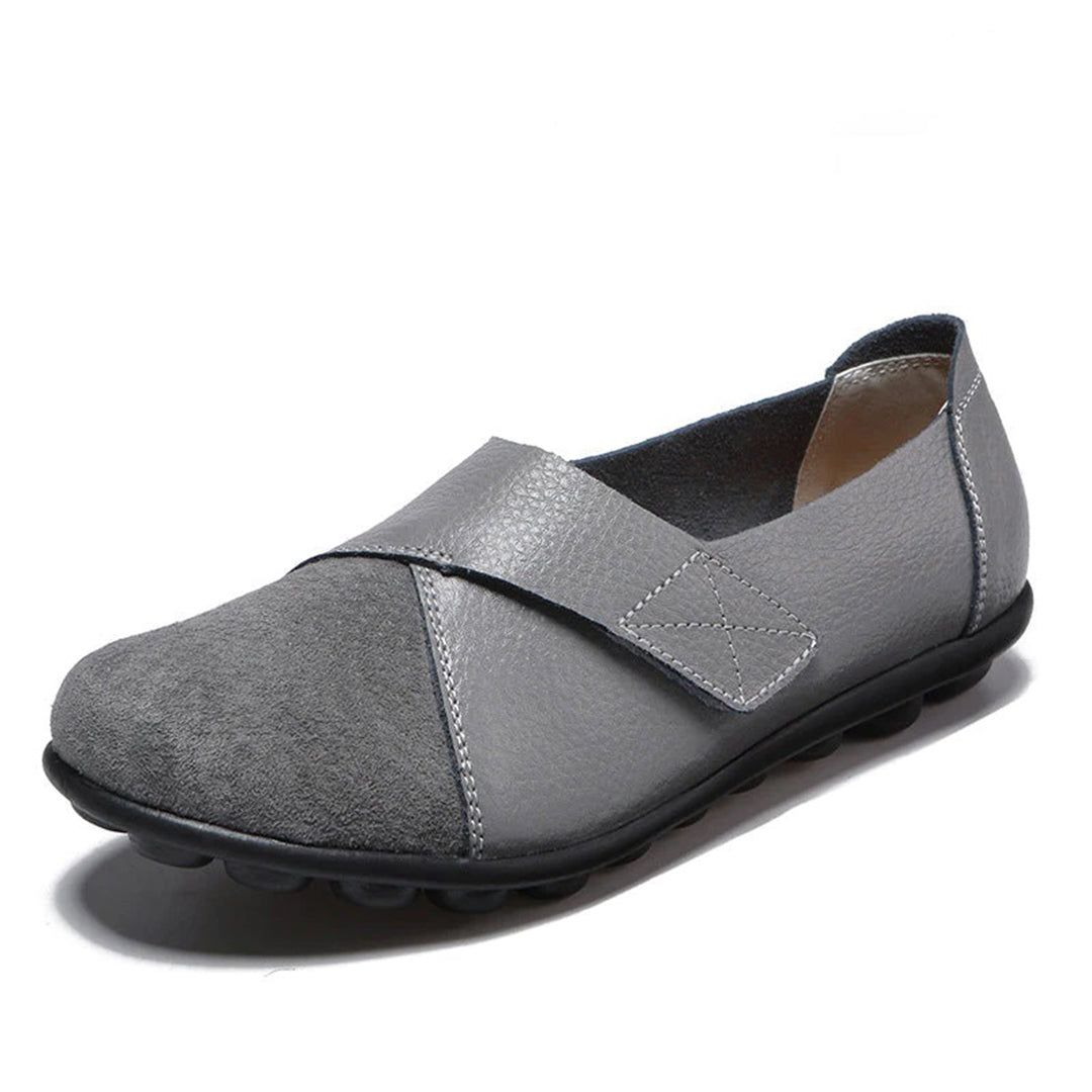 Heidi-Mode | Flache Schuhe Mit Klettverschluss