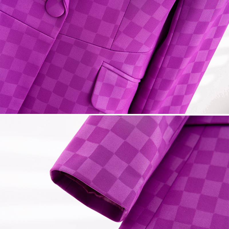 Elegante karierten Blazer