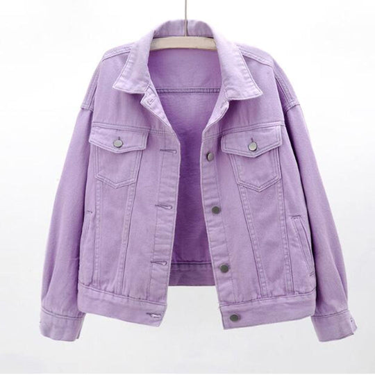 Heidi-Mode | Lässige Denimjacke Baumwolle Klassisch und Zeitlos