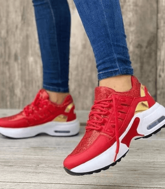 Heidi-Mode | Damen Komfort Sneaker Rutschfest Leicht
