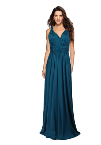 Heidi-Mode | Maxi Wickelkleid für Damen Elegant & Komfortabel