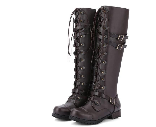 Heidi-Mode | Damen Kniehohe Stiefel Wasserdicht
