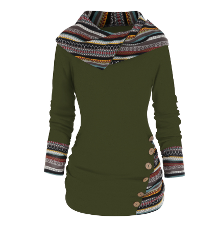 Heidi-Mode | Damen Slim Fit Hoodie Komfortabel