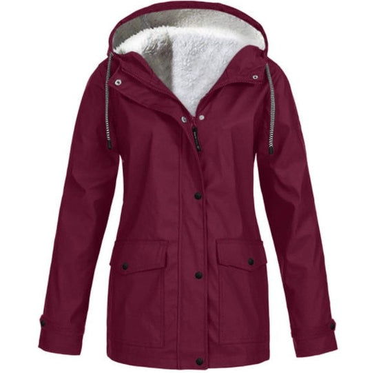 Heidi-Mode | Damen Outdoor Jacke Wasserdicht, Winddicht & Warmfutter