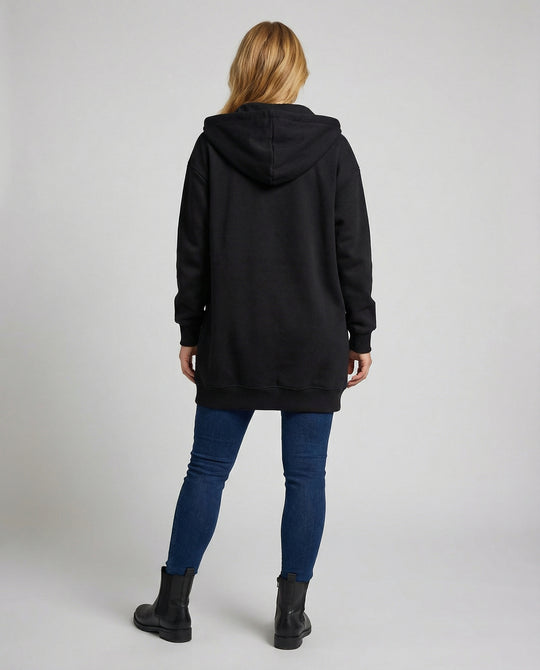 Heidi-Mode | Zip-Up Hoodie knielang