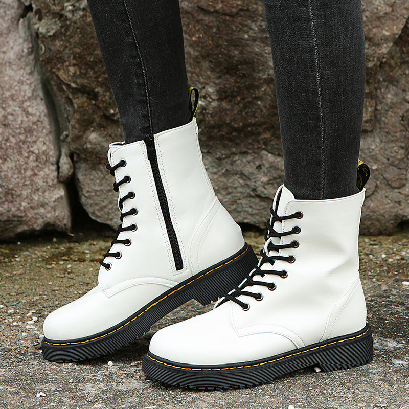 Heidi-Mode | Komfort Stiefel mit Schnürung und Reißverschluss Stil Trifft Bequemlichkeit