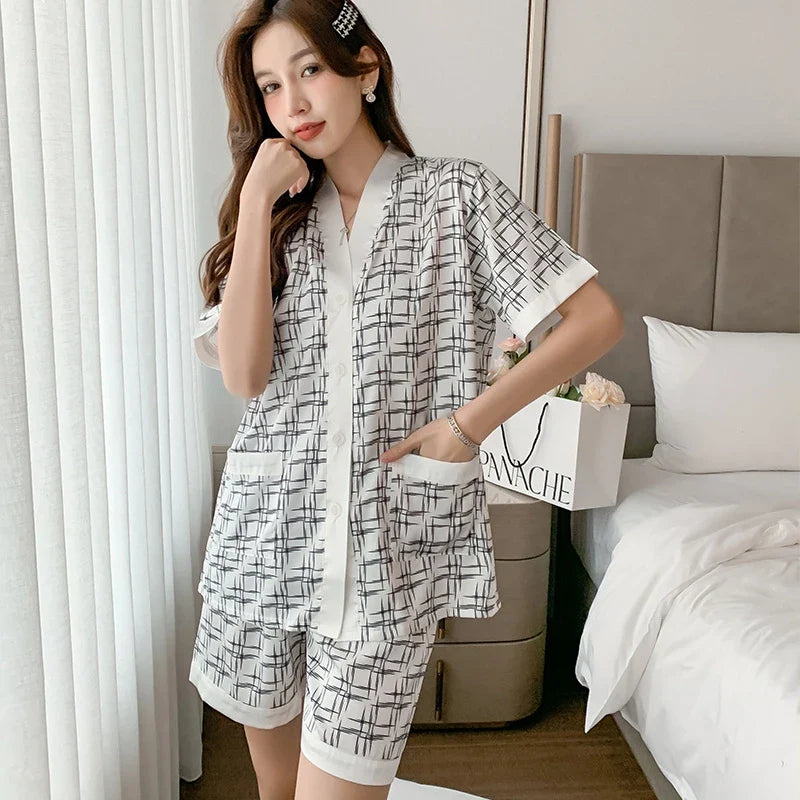 Luxe Luipaard Zomer Pyjama Set