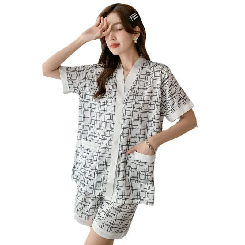 Luxe Luipaard Zomer Pyjama Set