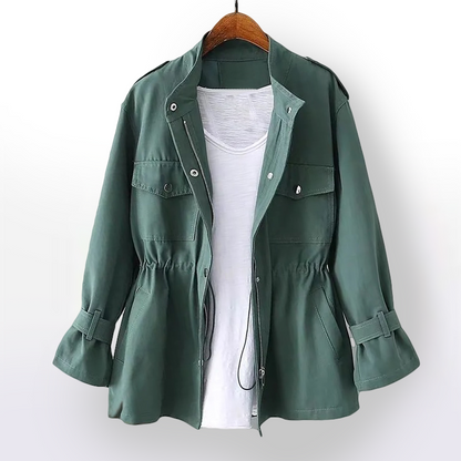 Heidi-Mode | Kurze Trenchcoat-Jacke für Damen Miriam
