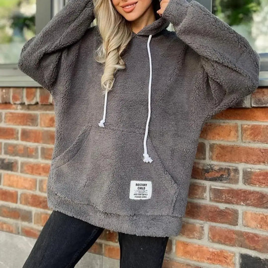 Heidi-Mode | Modischer Plüsch Hoodie