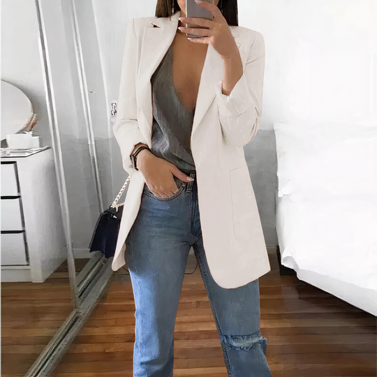 Heidi-Mode | Elegante Blaue Jacke für Damen