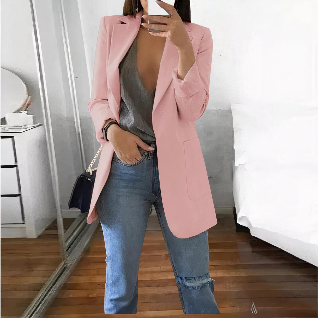 Heidi-Mode | Elegante Blaue Jacke für Damen