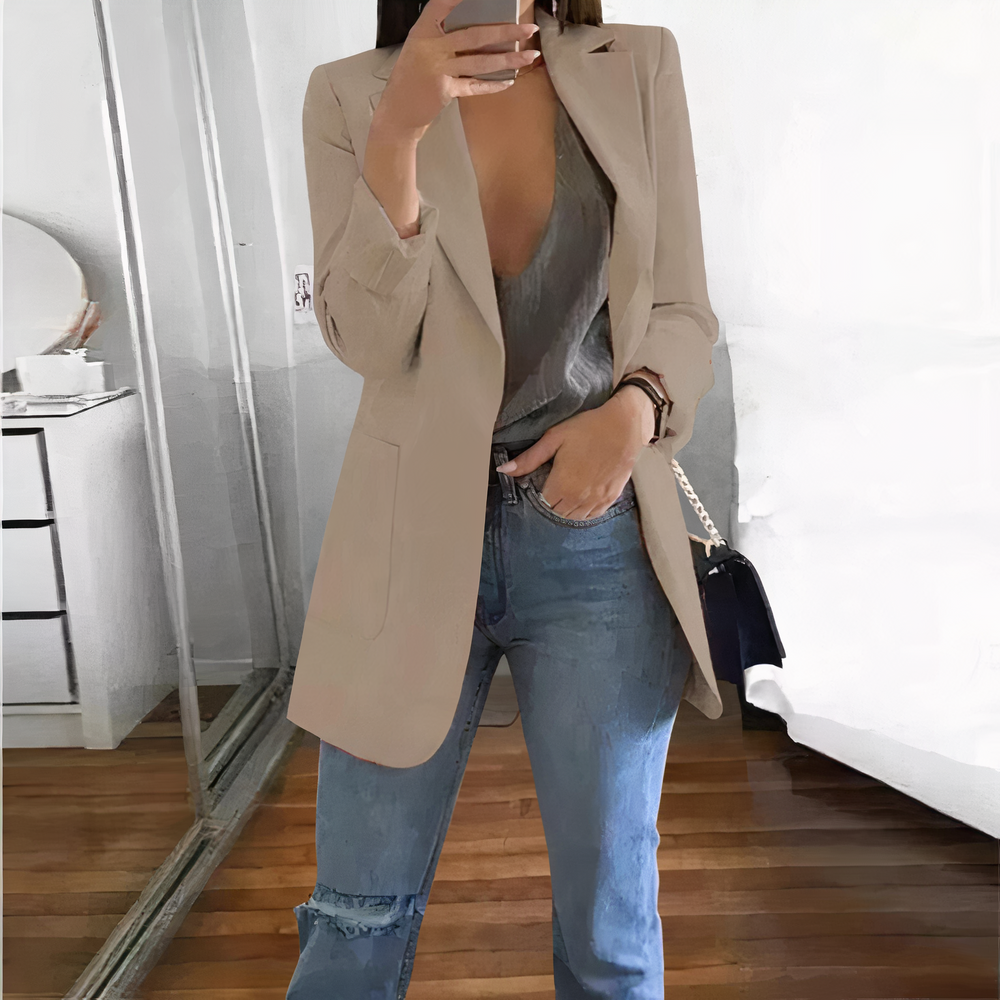 Heidi-Mode | Elegante Blaue Jacke für Damen