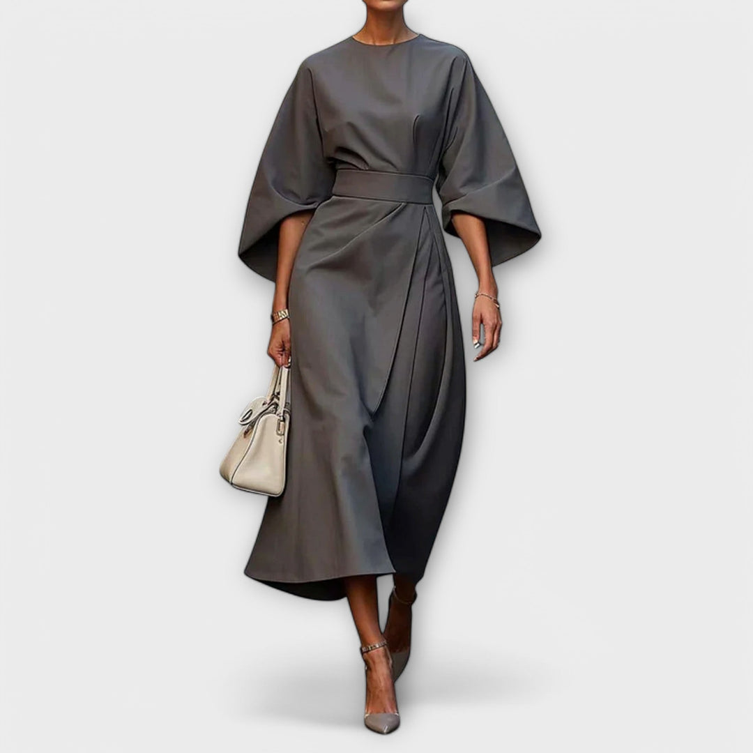 Heidi-Mode | Elegantes Damen Abendkleid Langarm