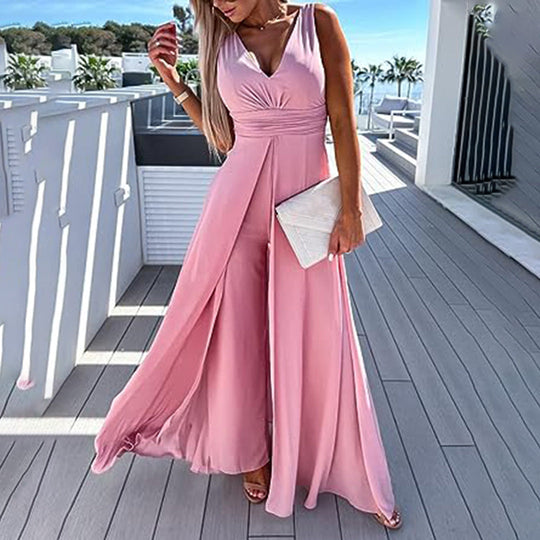 Gala-Jumpsuit mit Jeans für Damen