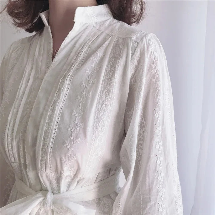 Heidi-Mode | Weiße Chic und Bohème Kleid