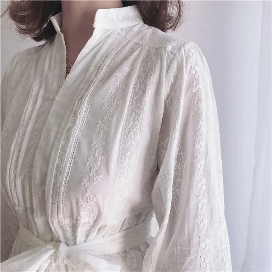 Heidi-Mode | Weiße Chic und Bohème Kleid