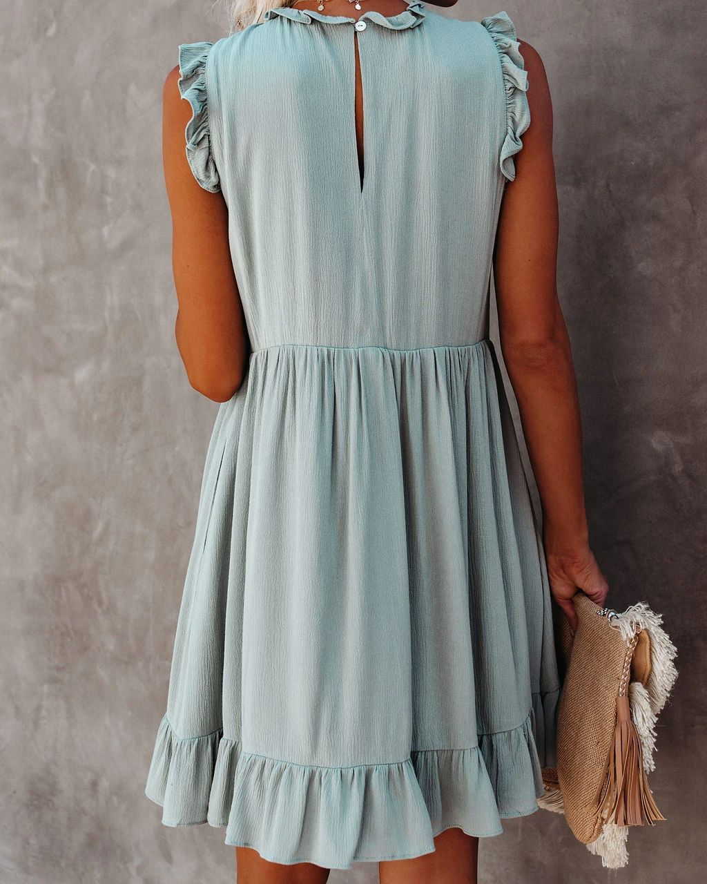 Heidi-Mode | Boho Hippie Kleid Blau