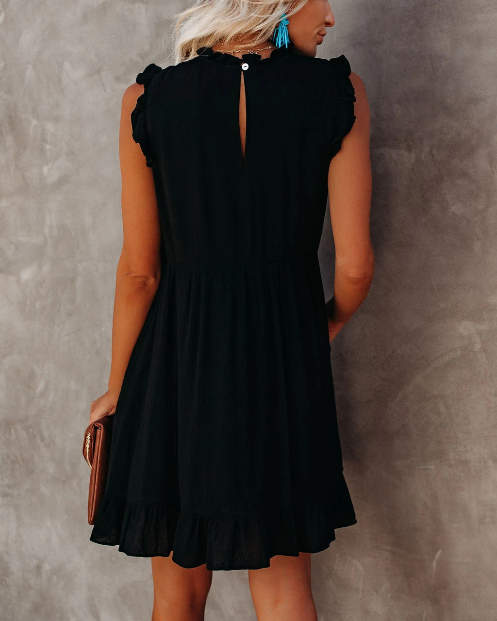Heidi-Mode | Boho Hippie Kleid Blau