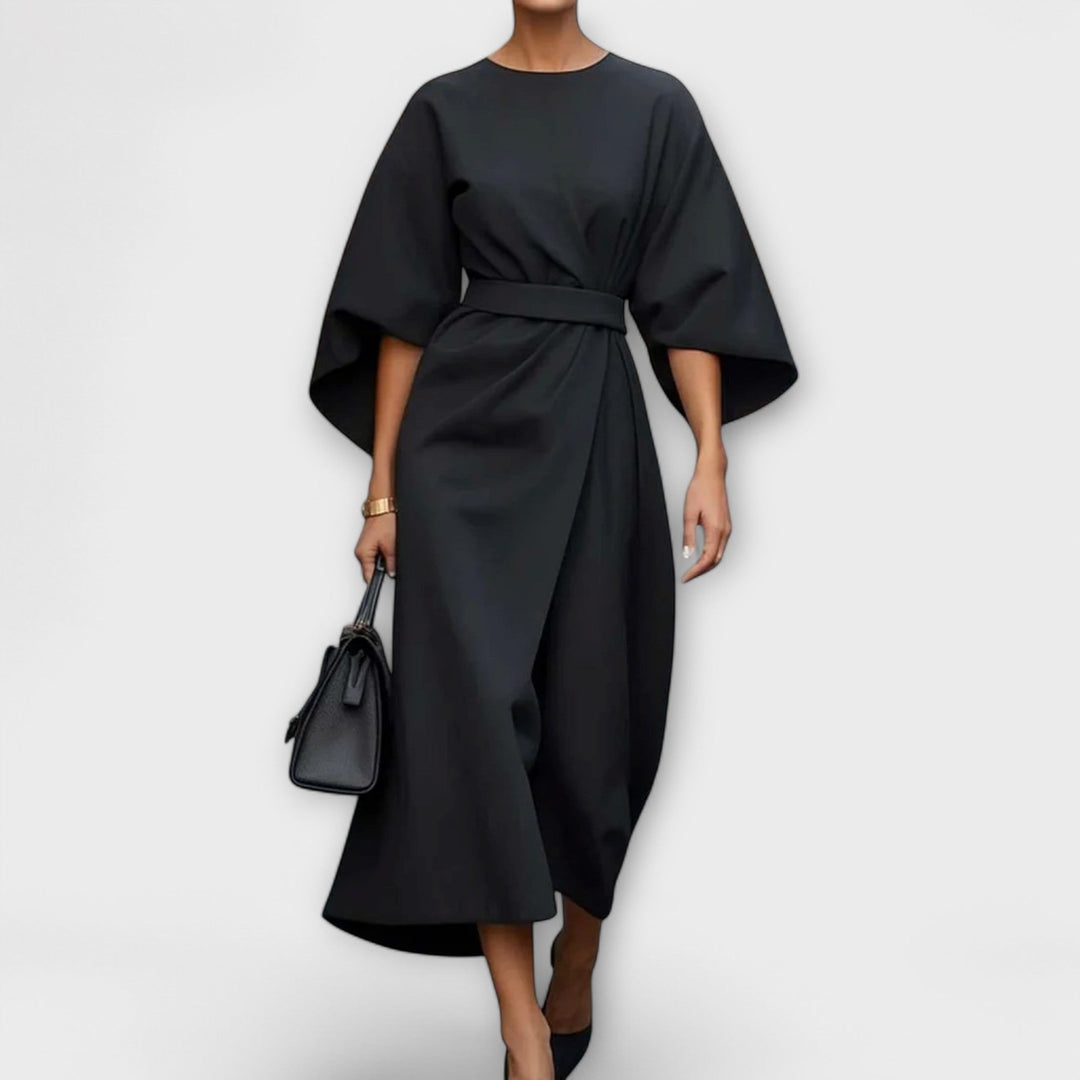 Heidi-Mode | Elegantes Damen Abendkleid Langarm