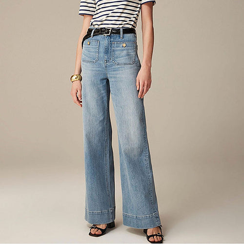 Heidi-Mode | Ausgestellte Schlaghose Damen Jeans