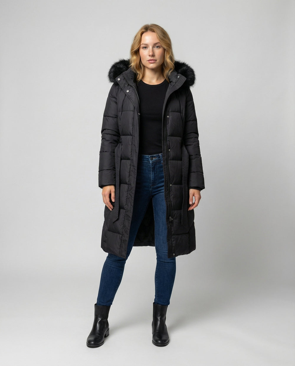 Damen Winterjacke mit Kapuze | Heidi-Mode