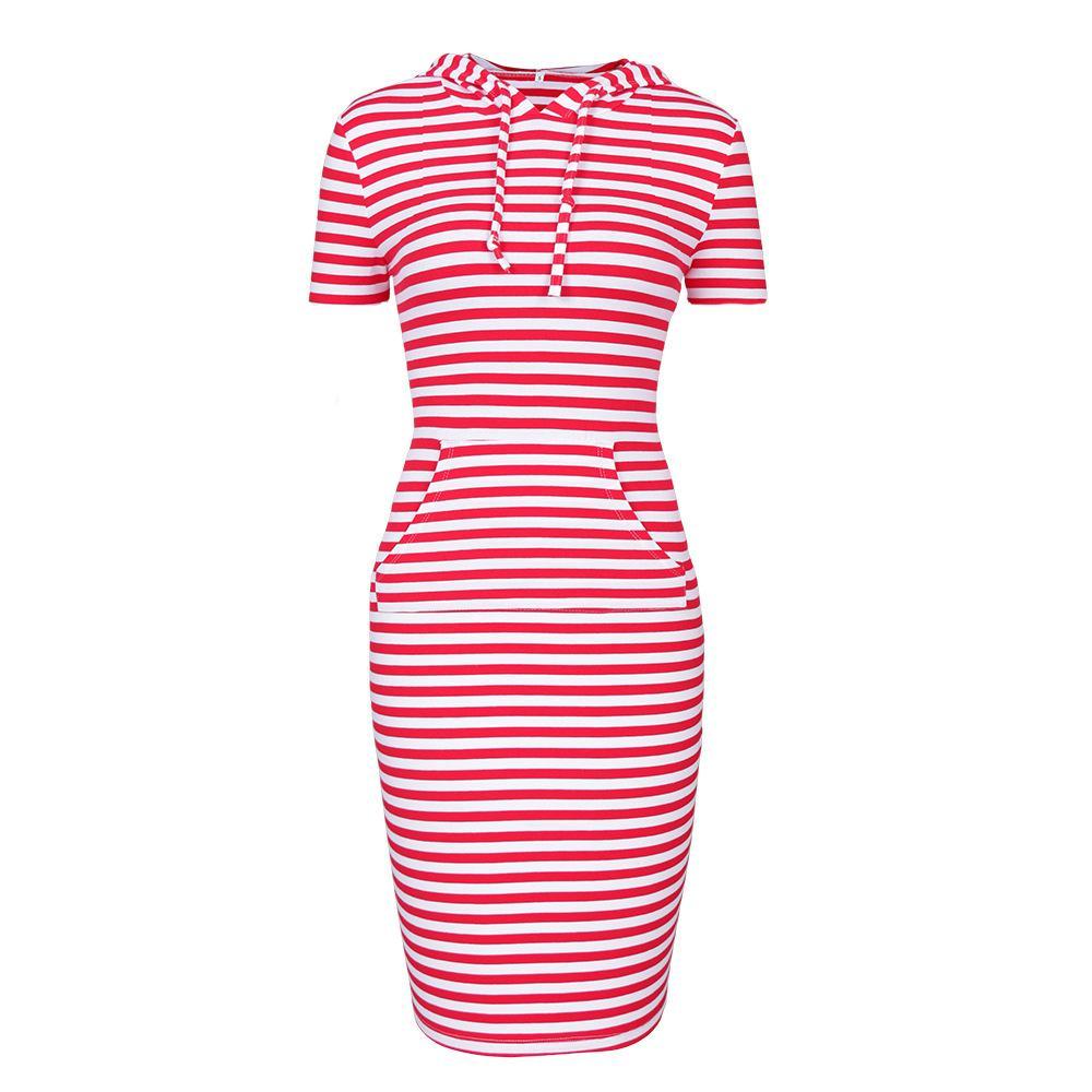 Heidi-Mode | Sportliches Hoodie-Kleid mit Kordelzug