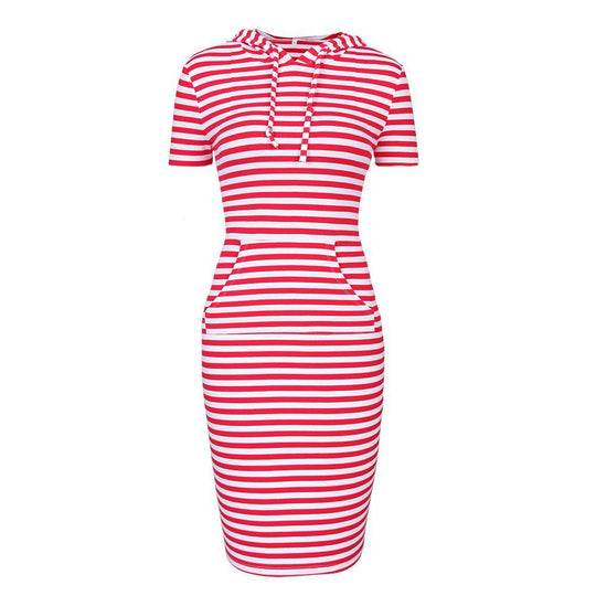 Heidi-Mode | Sportliches Hoodie-Kleid mit Kordelzug
