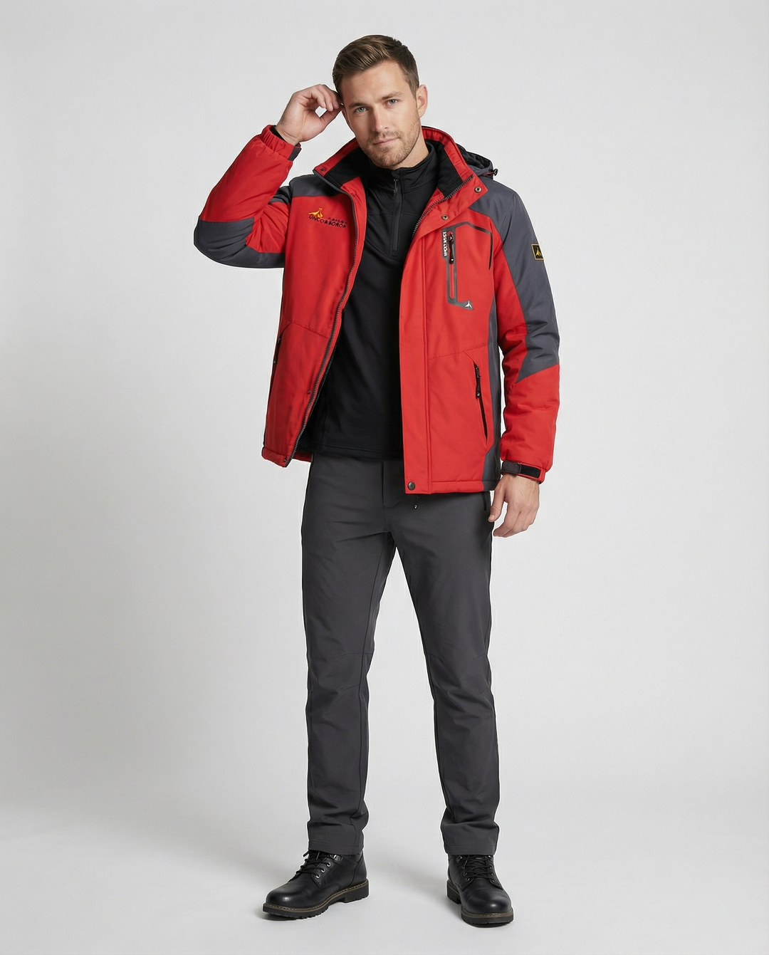 Wind-und-wasserdichte Jacke