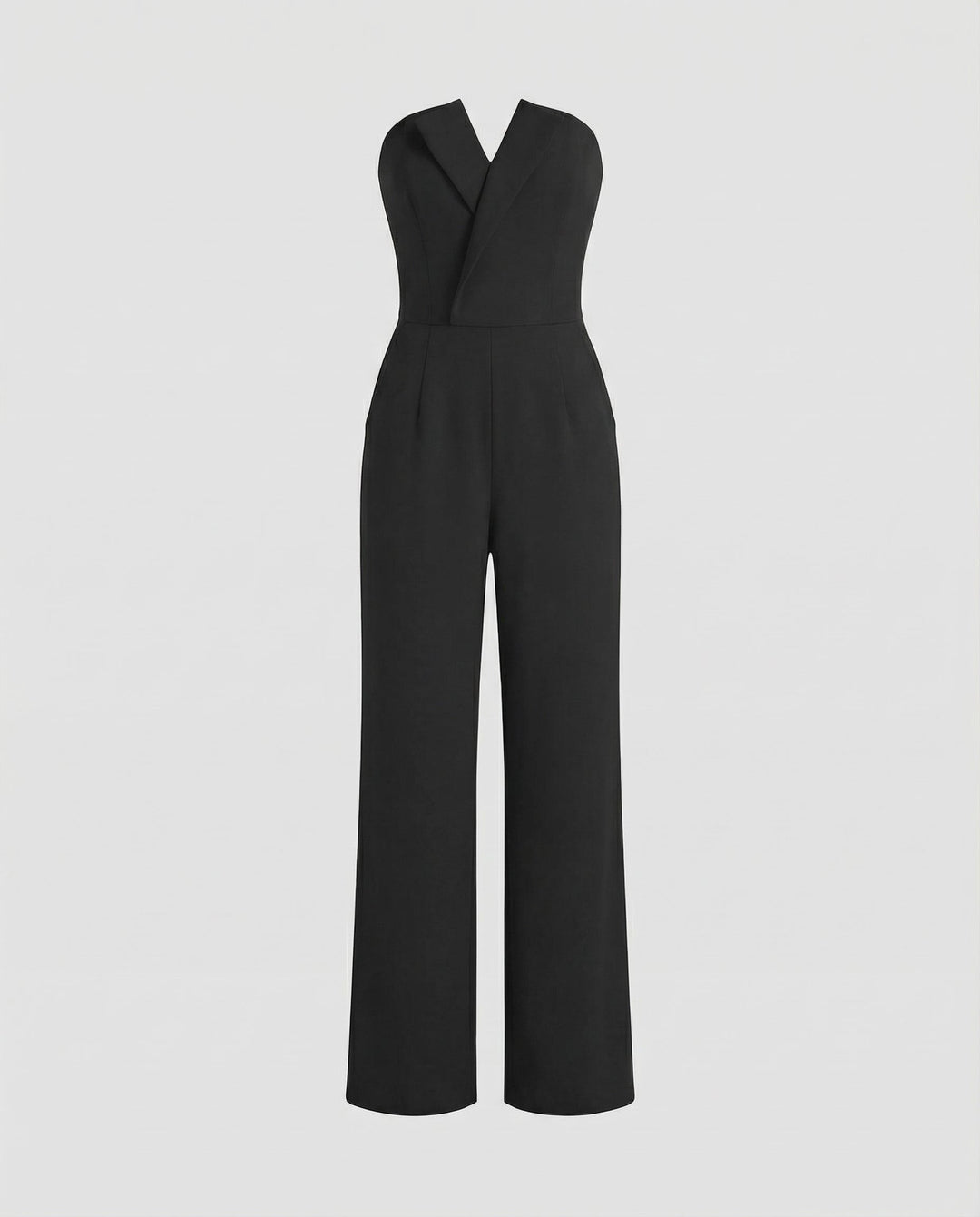 Ärmelloser V-Ausschnitt Overall | Heidi-Mode