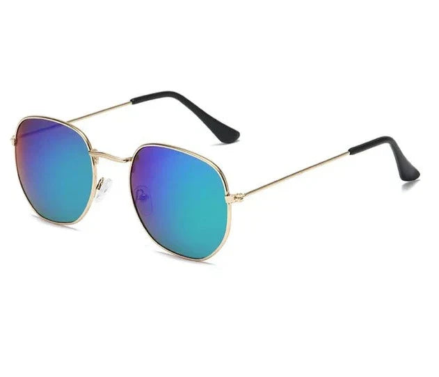 Heidi-Mode | Metallrahmen Sonnenbrille für Damen Modern & Minimal