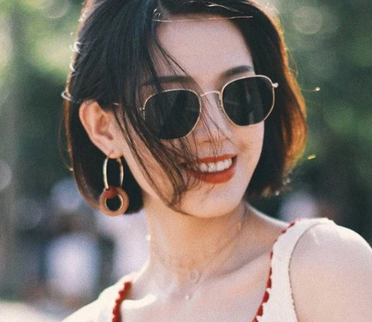Heidi-Mode | Metallrahmen Sonnenbrille für Damen Modern & Minimal