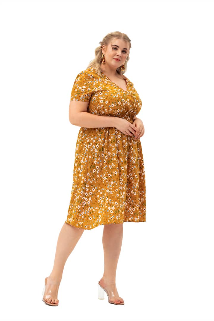 Heidi-Mode | Bohème-Chic Kleid Große Größe