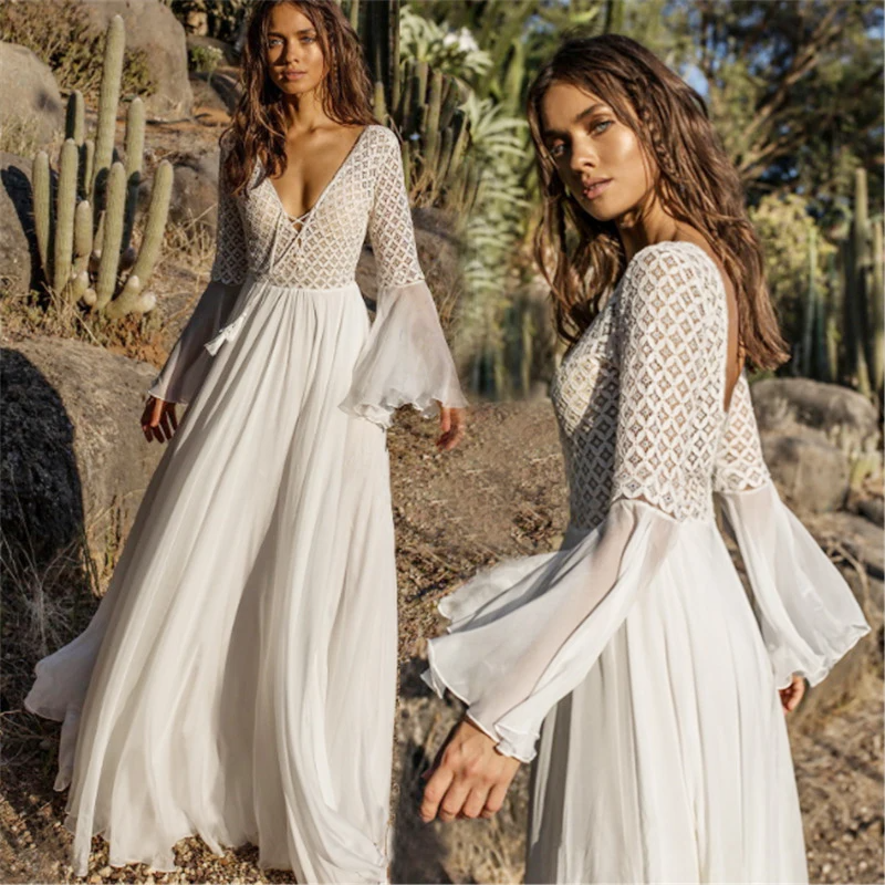 Heidi-Mode | Weißes Kleid Im Boho-Stil