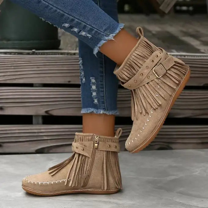 Heidi-Mode | Rundkopf-Winterstiefel für Damen – Stilvolles & Bequemes Schneeschuhwerk